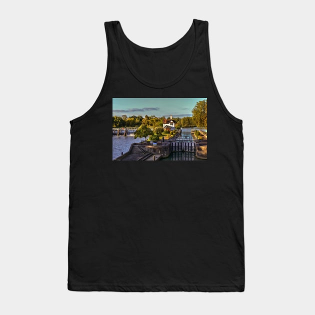 The Thames At Goring Tank Top by IanWL